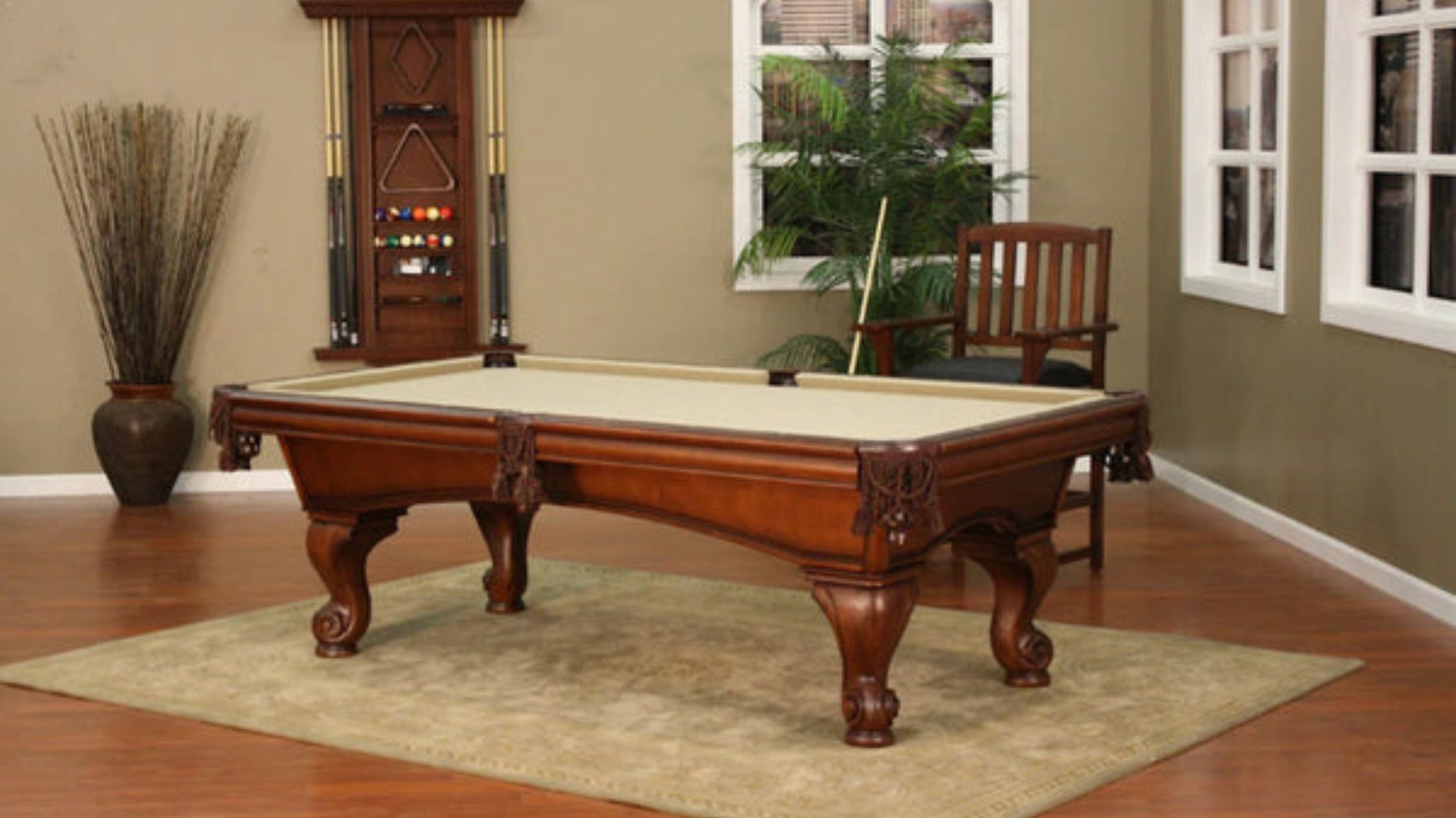 Pool Table With Navajo Finish